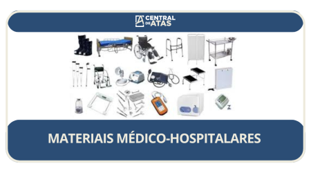 MATERIAIS MÉDICO-HOSPITALARES